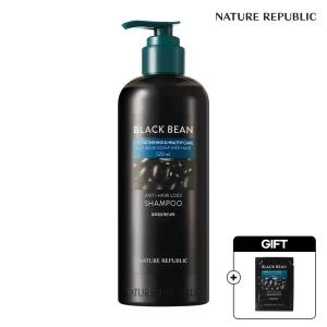 [네이처리퍼블릭/탈모개선] 블랙빈 탈모증상 개선 샴푸 520ml+10ml 증정
