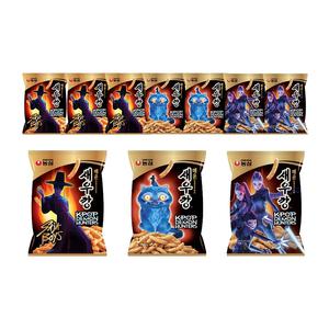 농심 매운새우깡, 90g, 10개