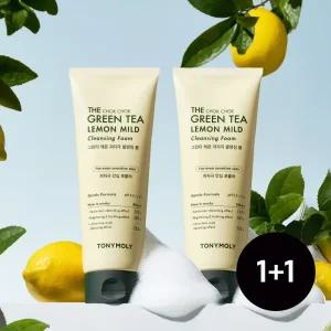 [2개]더 촉촉 그린티 레몬 저자극 클렌징 폼 150ml