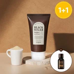 [스킨푸드] [1+1] 블랙슈가 퍼펙트 스크럽 폼 180ml + (증정)블랙슈가 퍼펙트 첫 세럼