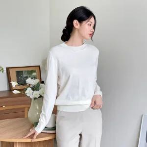 [르포엠]릴리안 데일리 라운드 니트 3개입