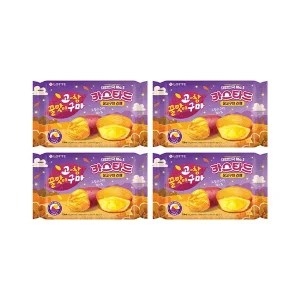 롯데웰푸드 카스타드 꿀고구마 가을시즌 210g, 4개