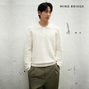 (택가 89,900원)마인드브릿지 [COUTURE]크로셰카라세미오버핏니트 MYKT6170