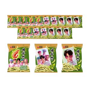 농심 와사비새우깡 70g, 20개