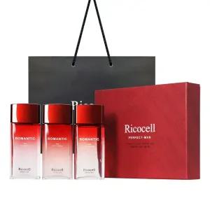 (할인행사)리코셀 남성 로맨틱 퍼퓸 3종 선물 세트+쇼핑백 /남자 스킨 로션 150ml 미백