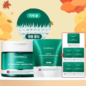 [본사직영] 마데카 더블 타이트닝 앰플패드 120매 (본품 60매 + 리필 60매)