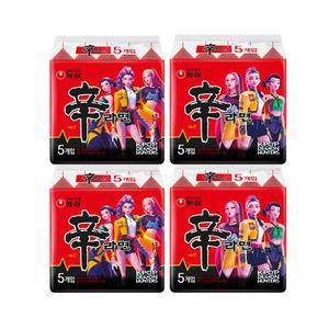 농심 신라면, 120g, 5입(멀티), 4개