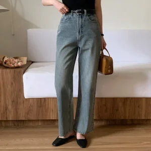 Day Jeans No8 프리미엄 워싱 와이드 데님 진 ps4429