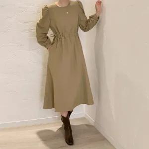 루이제 셔링 스트링 롱 원피스 여름 여성 데일리룩 데이트룩 하객룩