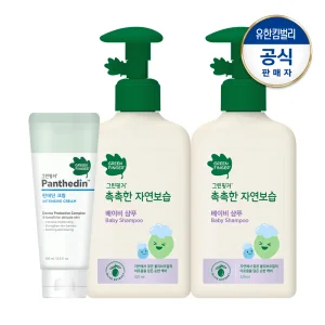 촉촉한 자연보습 샴푸320mlX2+판테딘 크림100ml