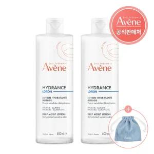 아벤느 [단독]이드랑스 딥 모이스트 로션 400ml 2개+코듀로이 파우치 증정