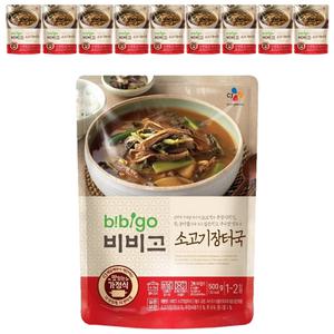 CJ 비비고 소고기장터국, 500g, 10개