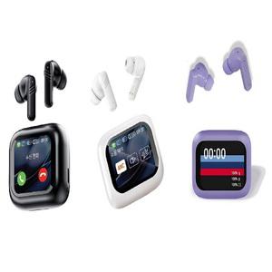 엑스트라 LCD 노이즈캔슬링 터치 풀 스크린 블루투스 이어폰 gni-517