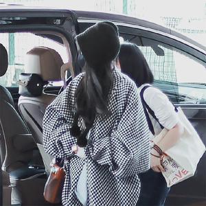 끈달린 니트 보넷햇 털방울 유럽풍 모자 버킷햇 여성 모자