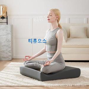 명상 방석 좌식 양반다리 메모리폼 무릎 의자 폼 요가 쿠션 티류으스