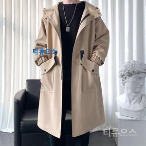 바람막이 코트 남자 봄가을 자켓 간절기 아우터 트렌치코트 티류으스