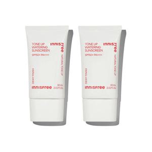 이니스프리 톤업 워터링 선스크린 60mL 2개