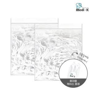 [메디케이] 국내생산 일회용 치실 400p + 400p 벌크 대용량 케이스 포함