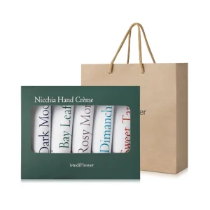 [메디플라워] 니치아 핸드크림 50g 5종세트+쇼핑백/5+1