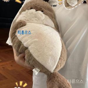 부드러운 귀여운 물개 인형 애착 베개 봉제 장난감 바다 수달 크리 티브 여성 침대 포