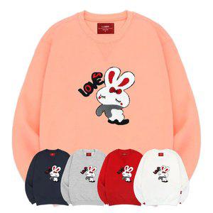 엘라모 3M 부클래빗 맨투맨 남녀공용 빅사이즈 S~4XL