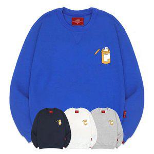 엘라모 3M 캣인더캔 맨투맨 남녀공용 빅사이즈 S~4XL