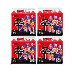 농심 신라면, 120g, 5입(멀티), 4개