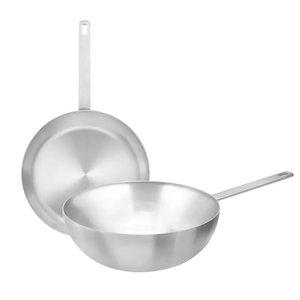 [추석맞이~40%] 도루코 클래식 통5중 IH 2종 (프라이팬 28cm+궁중팬 28cm) / 스테인리