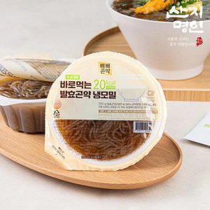 [산지명인] 100g당 20kcal 바로먹는 발효곤약 냉모밀 350g x 4팩