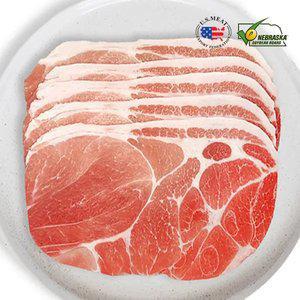 돼지 목전지 왕목살 구이용 1kg (500g x 2팩) 미국산
