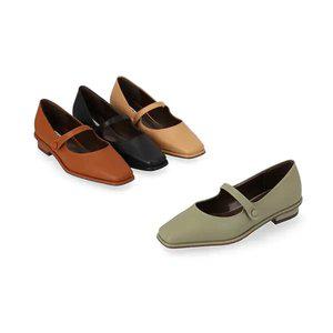 엘칸토 인텐스 여성 미니멀한 메리제인 플랫 2cm LCWD00I14C