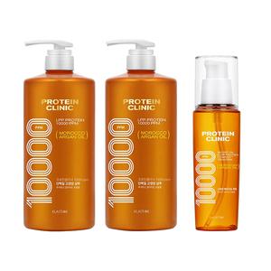 엘라스틴 프로틴클리닉 고영양 단백질 샴푸, 1L, 2개 + 헤어세럼, 95ml, 1개