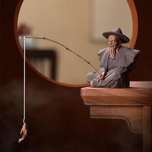화분 데코 테라리움 낚시 캐릭터 장식 인테리어 강태공 정원 분재 미니어처 피규어