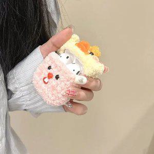 에어팟 프로 1 2 3 세대 옐로우 뽀글이 솜솜 분리형 보관 커버 케이스