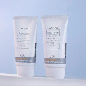 [원쁠딜] 에이지랩 스네일 뮤신 선크림 70ml+70ml