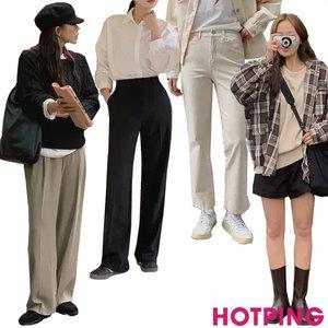 [핫핑] 44~110/가을.여름 베스트/간절기템/하의/팬츠/버뮤다/반바지/슬랙스/부츠컷/와