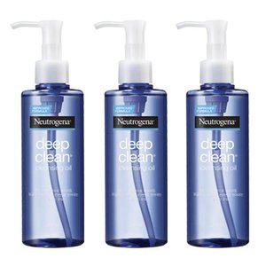 뉴트로지나 딥클린 클렌징 오일 200ml, 3개+증정(아크네 폼 10g 2개)