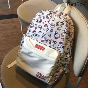 GirdBox 헬로키티 신규 캐릭터 책가방 귀여운 KT 학생용 멀티 백팩 대용량 청소년 가방