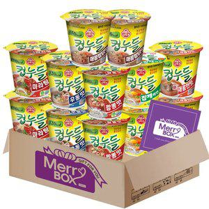 메리박스 컵누들1호 12개(매콤2+우동2+매콤찜닭2+마라2+참깨2+짬뽕2)