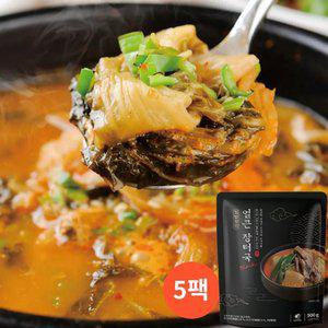 집밥장인 참이맛 사골 얼큰장터국 블랙 500g x 5개