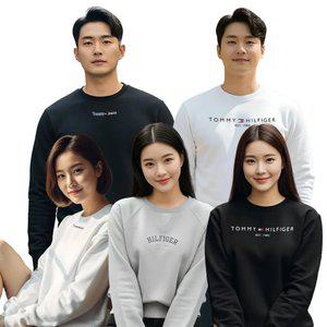 [타미힐피거] OFF33% 25F/W 신상BEST 맨투맨/기모맨투맨/반팔 단하루 타임