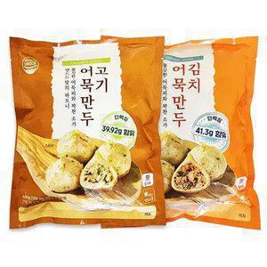 어묵으로 감싼 고기/김치 만두 400G X 2개