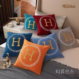 쿠션 쇼파쿠션 인테리어쿠션 거실 벨벳 H 북유럽 티류으스