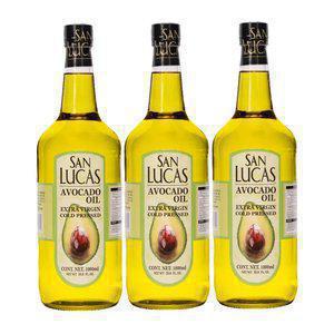San-Lucas 아보카도 오일 1L x 3병 엑스트라버진 냉압착 HASS 외