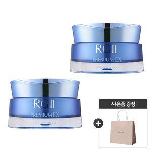 [9월25일 단하루혜택]알지투 프리미엄 EX 하이드로 크림 55ml x 2개 +쇼핑백