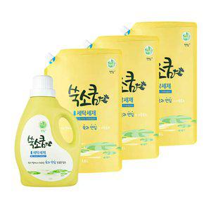 [쑥소쿰] 연잎 세탁세제 1.8L + 1.6L 3개