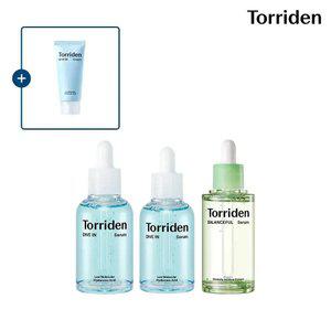 [SET] 토리든 다이브인 저분자 히알루론산 세럼 50ml+40ml+밸런스풀 시카 세럼 50ml (