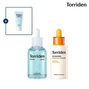 [SET] 토리든 다이브인 저분자 히알루론산 세럼 50ml+셀메이징 비타C 앰플 30ml (+수딩