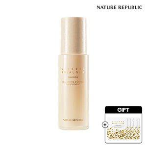 [네이처리퍼블릭] 진생 로얄 실크 에멀전 120ml (미백·주름개선)+크림 5ml 증정