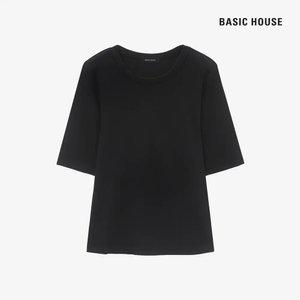 (정상가:25,900원) 베이직하우스 여성 RIB 5부 티셔츠 LYTS7203